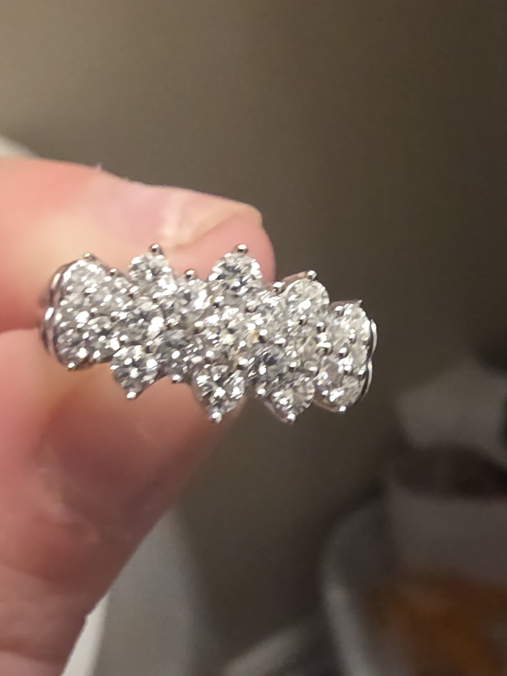 10k White Gold/ 1ct. Lab Grown Diamonds